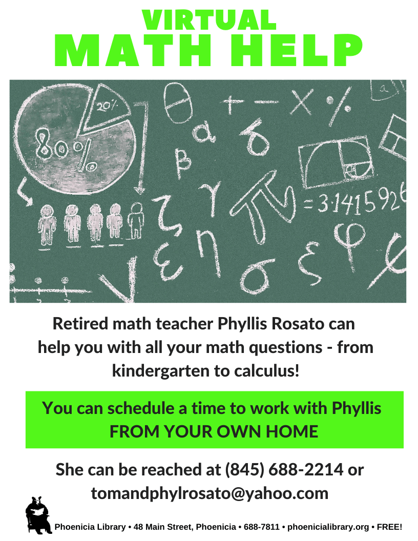 Virtual math help with Phyllis Rosato