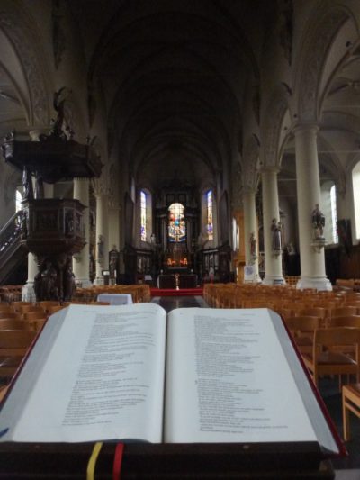 Sint-Pieters, Joris' modest little hometown church 