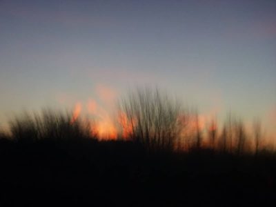 Sunrise over the M20, Dover, England